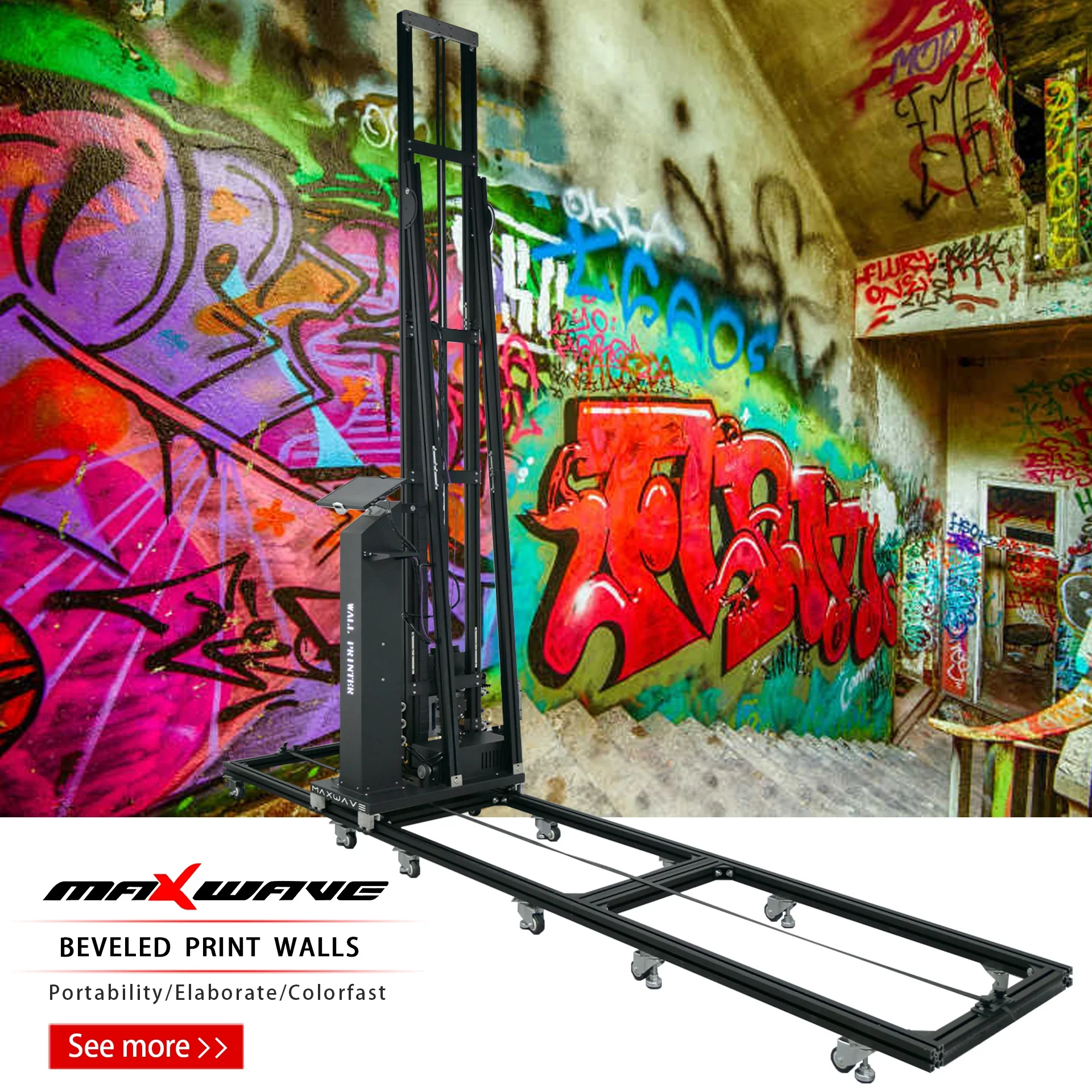 Wall Inkjet  3d DIY Machine Painting 3D Mural  Printer  Digital Varnish Inkjet Printing Machine Direct to Wall Painting Machine