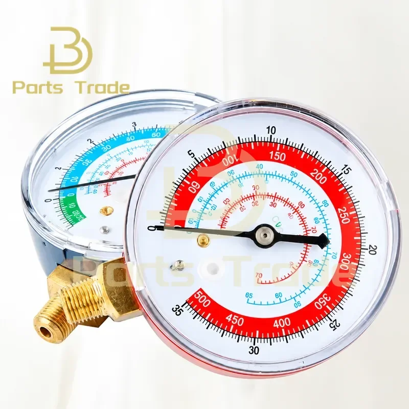 for HONGSEN Household Air Conditioner Fluorine Cool Gas Meter Valve High Low Pressures Manifold Gauges Set for R410a R134a