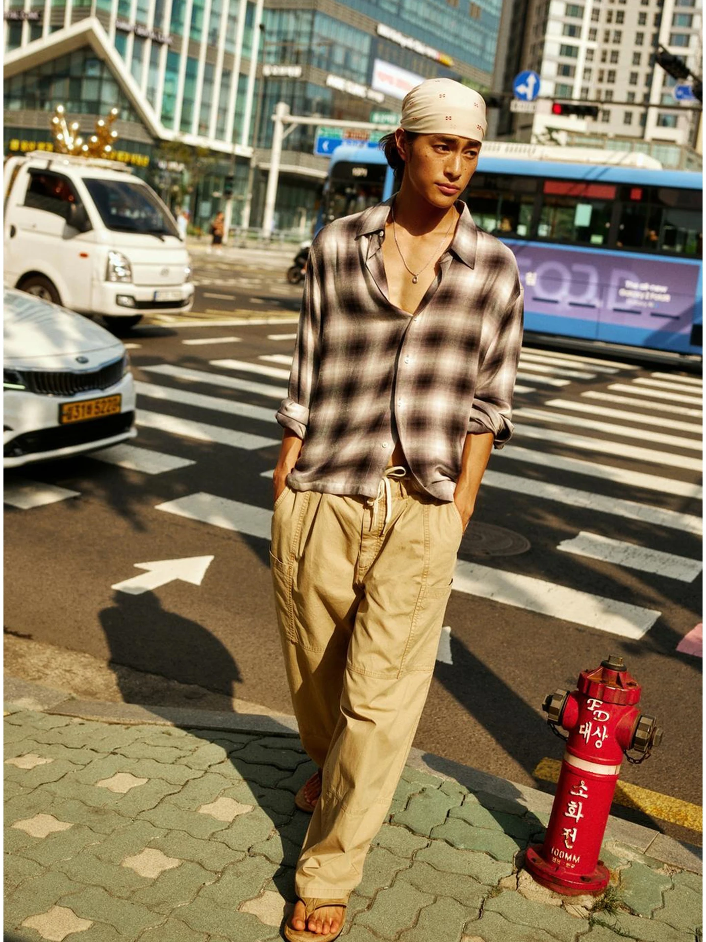 Men's Casual Loose Fit Workwear Vintage Style Long Pants Button Zipper Style New Autumn Collection Polyester Fiber Straight L...