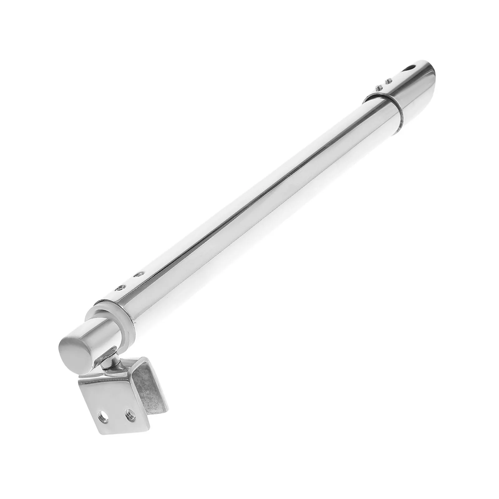 Frameless Shower Door Support Bar 304 Stainless Steel Glass Mounting Bracket Wall to Glass Support for Fixed Enclosures Easy