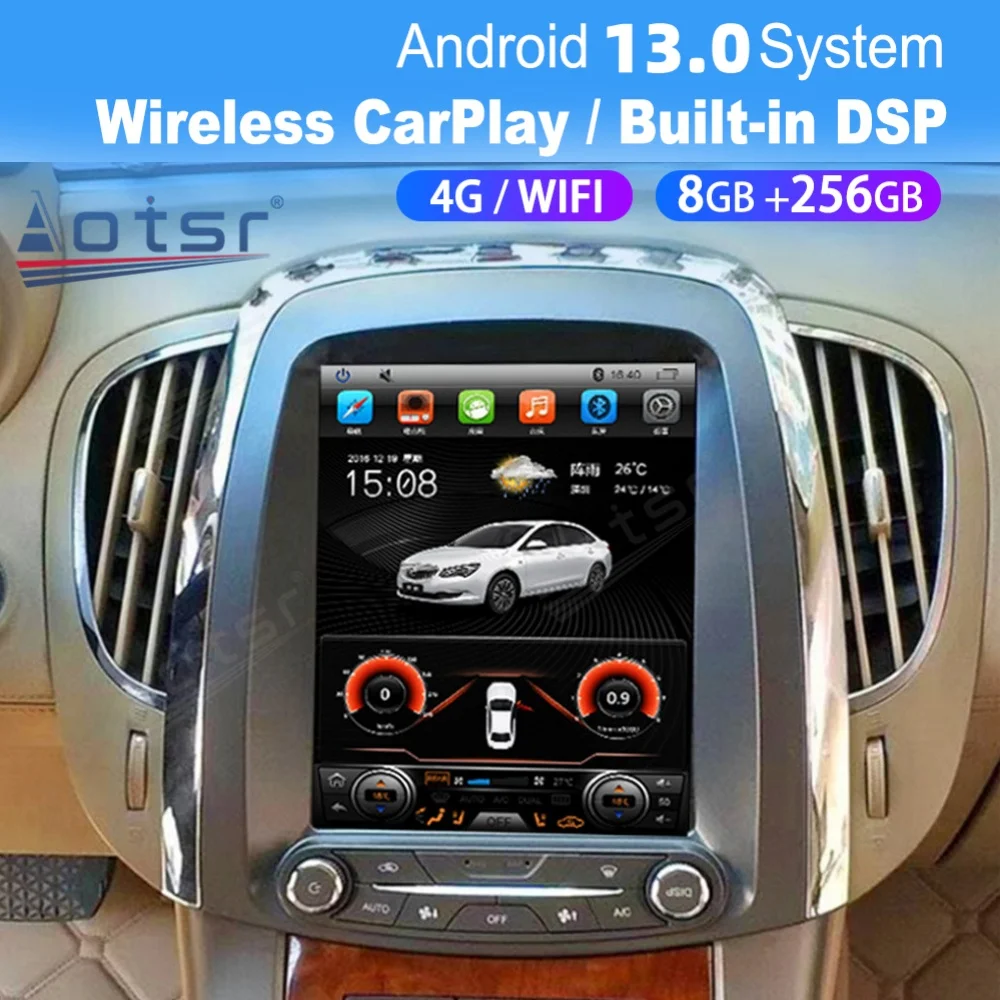 

Car Multimedia Automotive Player For Buick LaCrosse 2005~2012 Android Wireless Carplay GPS Navigation Car Radio DSP Head unit