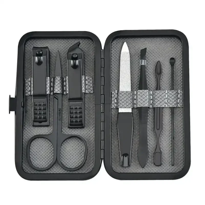 4 7 8 9 Stuks Nagelknipper Manicure Pedicure Set Draagbare Reizen Rvs Nail Cutter Tool Kit Vingernagel pak