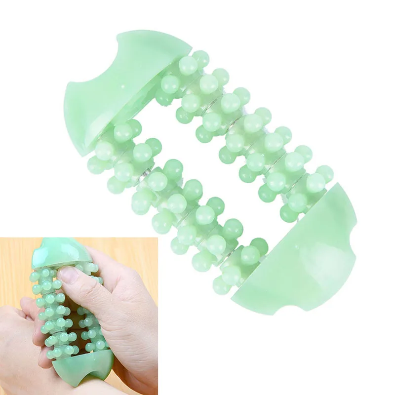 

Hand Finger Massager Dual Roller Joint Relaxing Beauty Nail Plastic Massage Tool