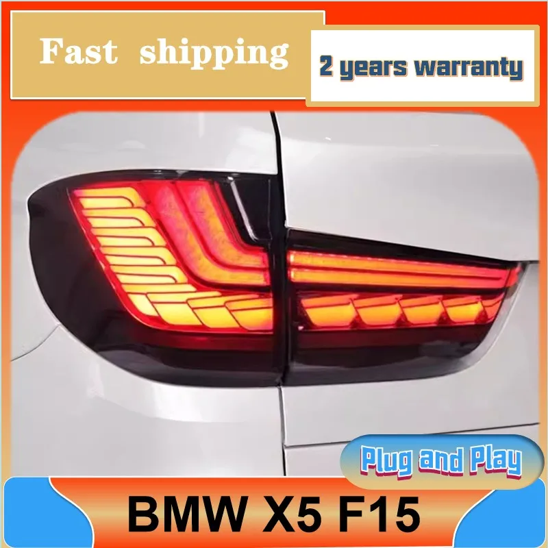 

Car Styling for BMW F15 Taillamp 2014-2018 X5 Taillights Rear DRL Fog Brake Turn Signal Reversing