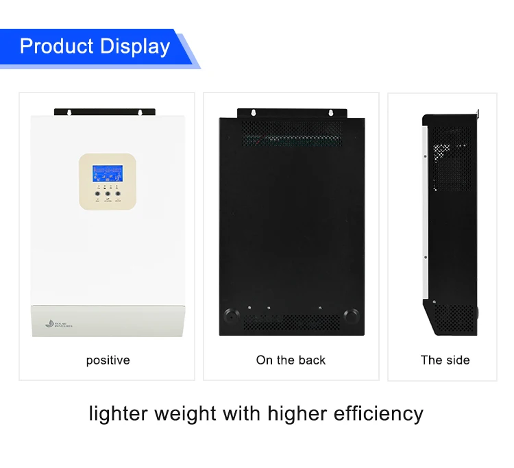 L'inverter solare ibrido Mppt 5kw 48V 80A può funzionare senza batteria