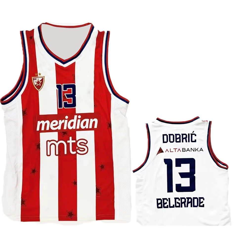 European Lsrael National Team Basketball Jersey 3D Printed Sports Shirt Belgrade Jersey Men's Casual Loose Sleeveless Top