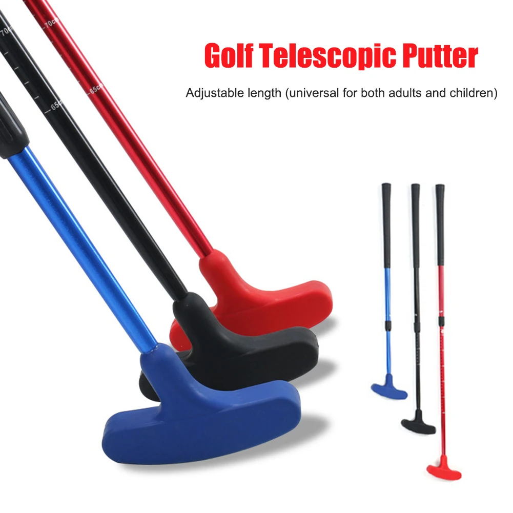 Right Left Handed Mini Golf Clubs Aluminum Alloy with Extendable Shaft Mini Golf Game for Putting Green/Outdoor Games/Yard Games