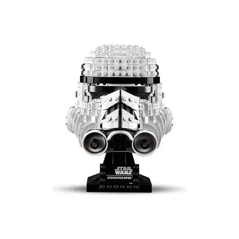 2024 جديد خوذة اللبنات moc75276 75304 75274 Stormtrooper فيدر التعادل مقاتلة الطيار خوذة نموذج لعب للطفل هدية