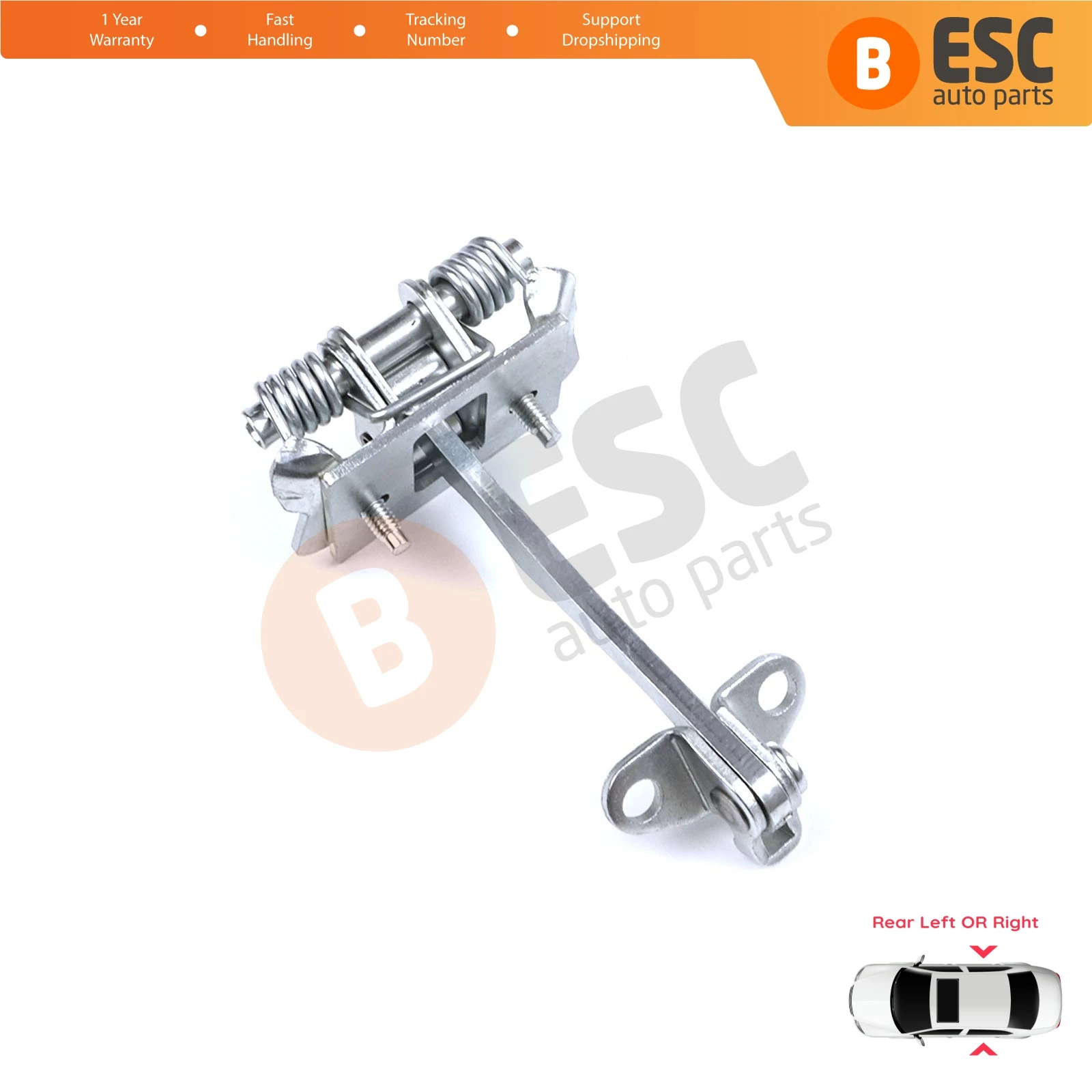 EDP1302 Rear Left or Right Door Catch Hinge Brake Stop Check Strap Limiter for Citroen C5 MK1 DC/DE 2001-2008 9181G1