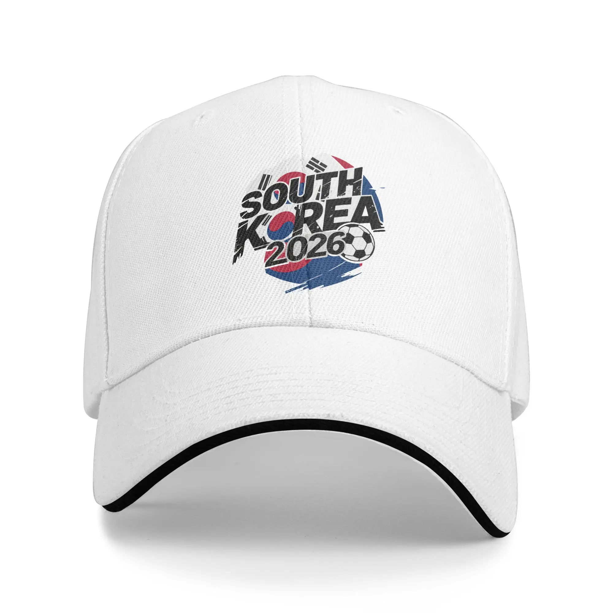 Men's Women's South Korea Football Match 2026 Outdoor Hat Usa Canada Mexico Soccer Adjustable Cap Baseball Cap Sports Hats