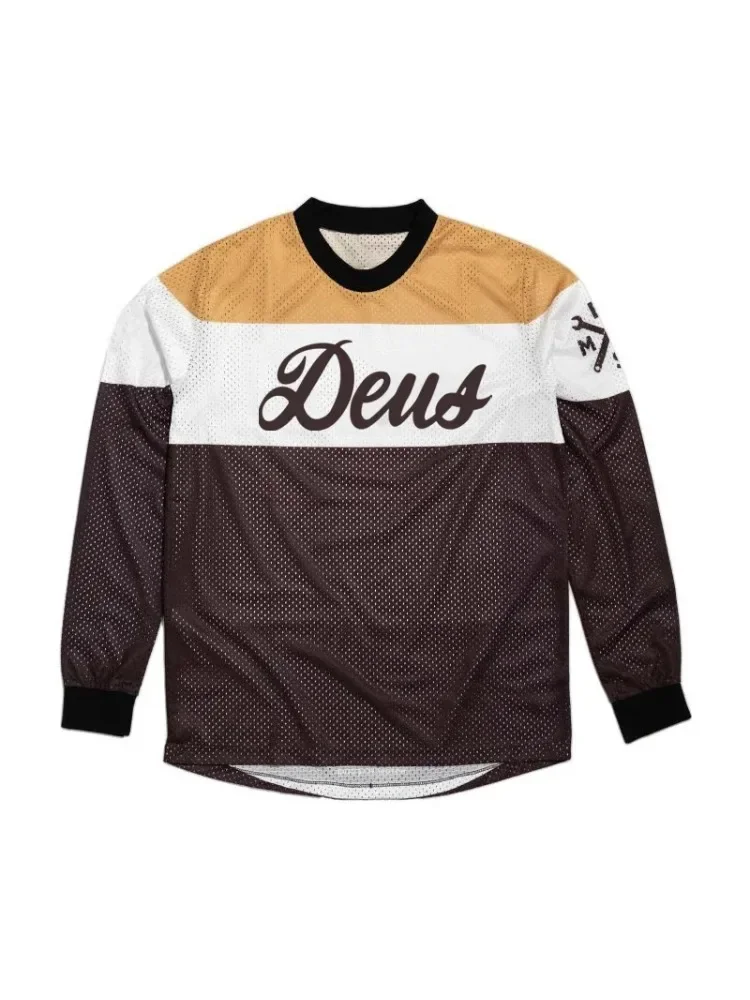 AliExpress New Men Women Clothing Camiseta Mountain Bike Jersey Racing Motocross T-Shirt DEUS EX MACHINA Cross Enduro Quick-Dry Downhill MX