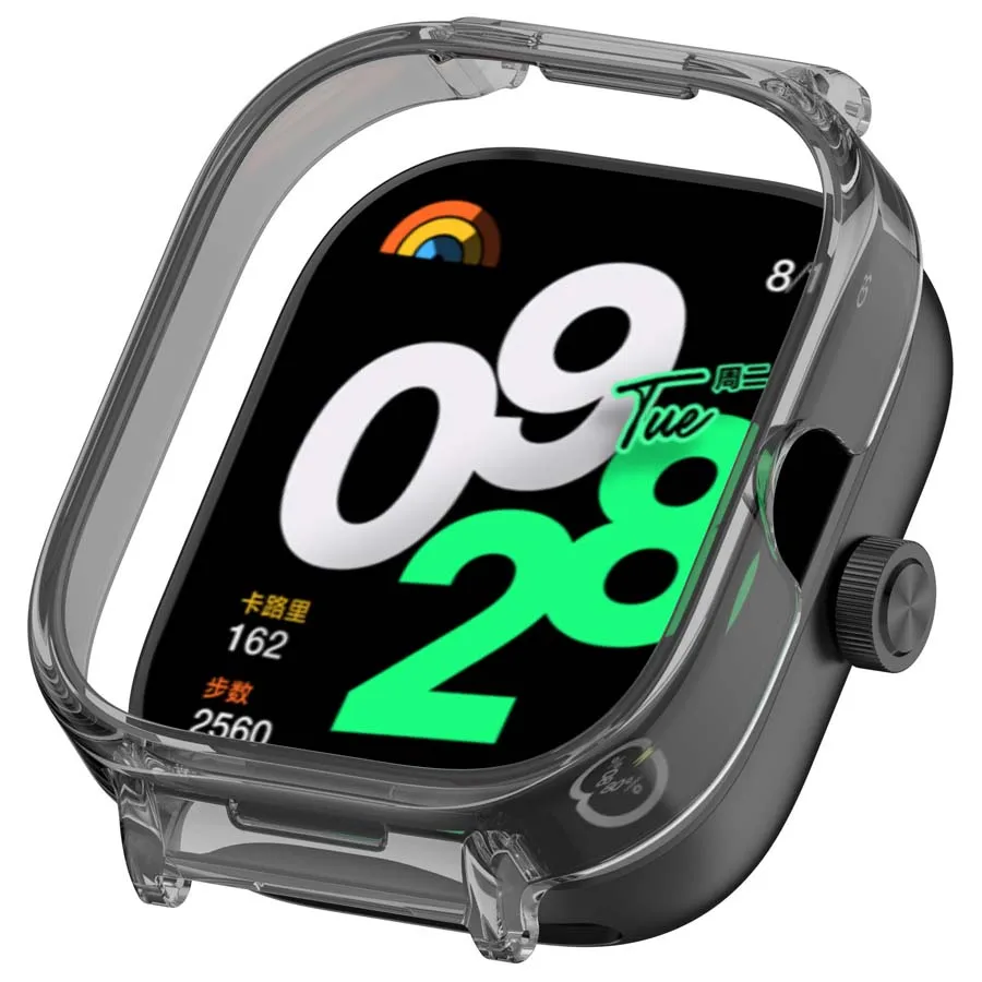 Strap e PC Protective Case Cover, Bumper Protector para Xiaomi Redmi Watch 4 Smart Watch Band, Pulseira Acessórios