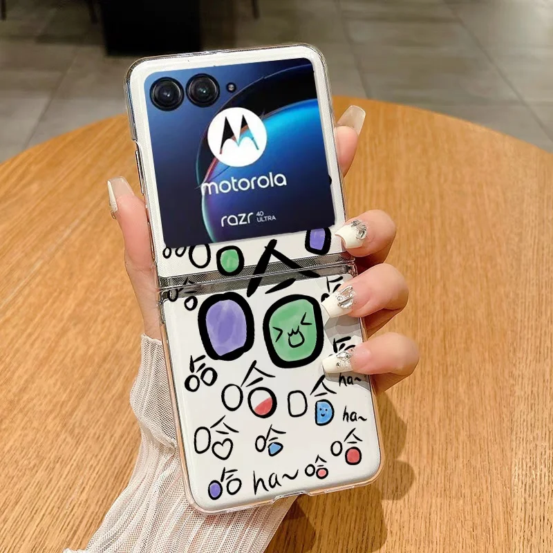 حافظة هاتف Get Rich Fa Cai لهاتف Motorola Razr 50 Ultra 40 60 Ultra Razr Plus 2025 2024 2023 غطاء صلب قابل للطي