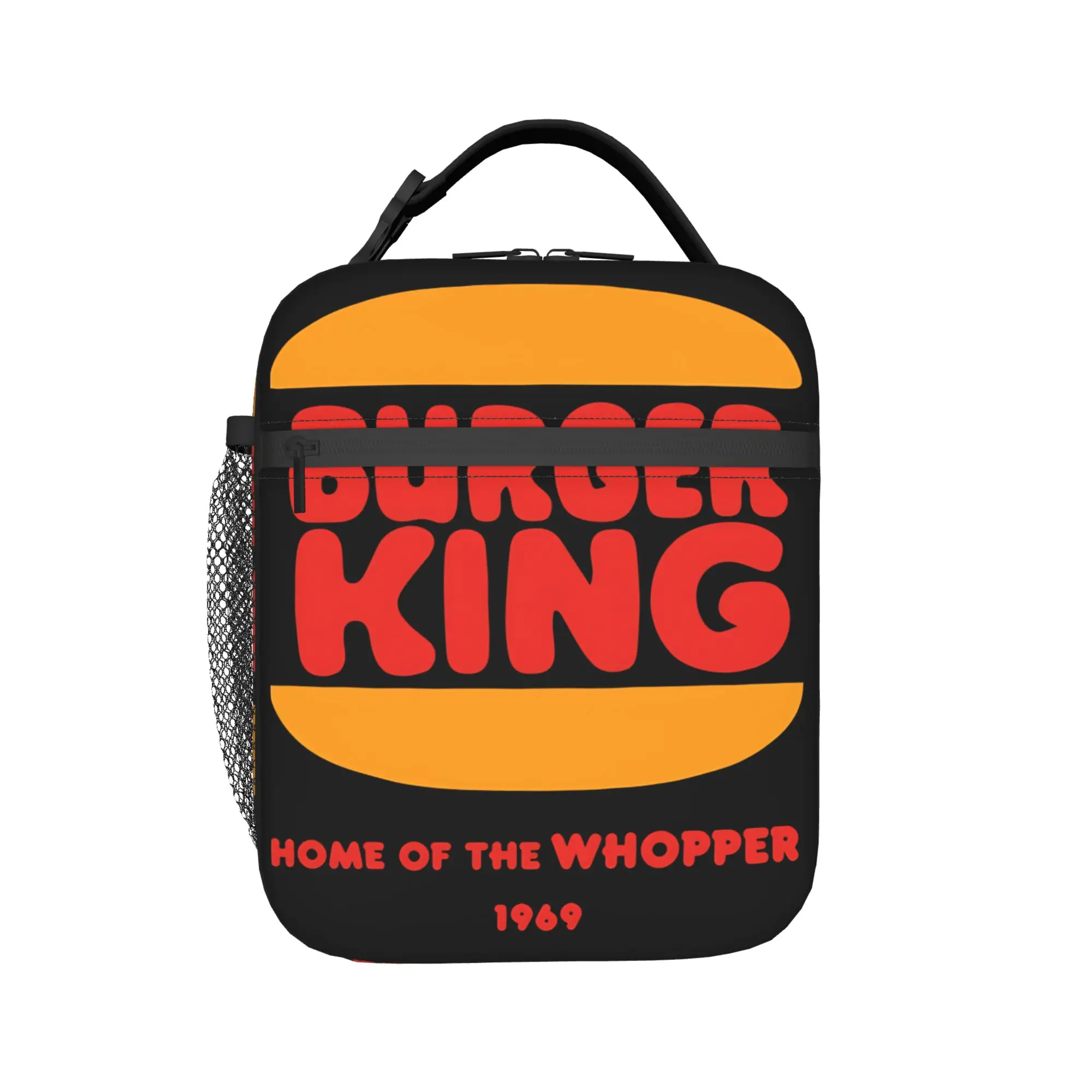 Burger King Lunch Bag  Leisure Lunch Box Outdoor Picnic Portable Insulated Thermal Tote Handbags For Child Cooler Bag