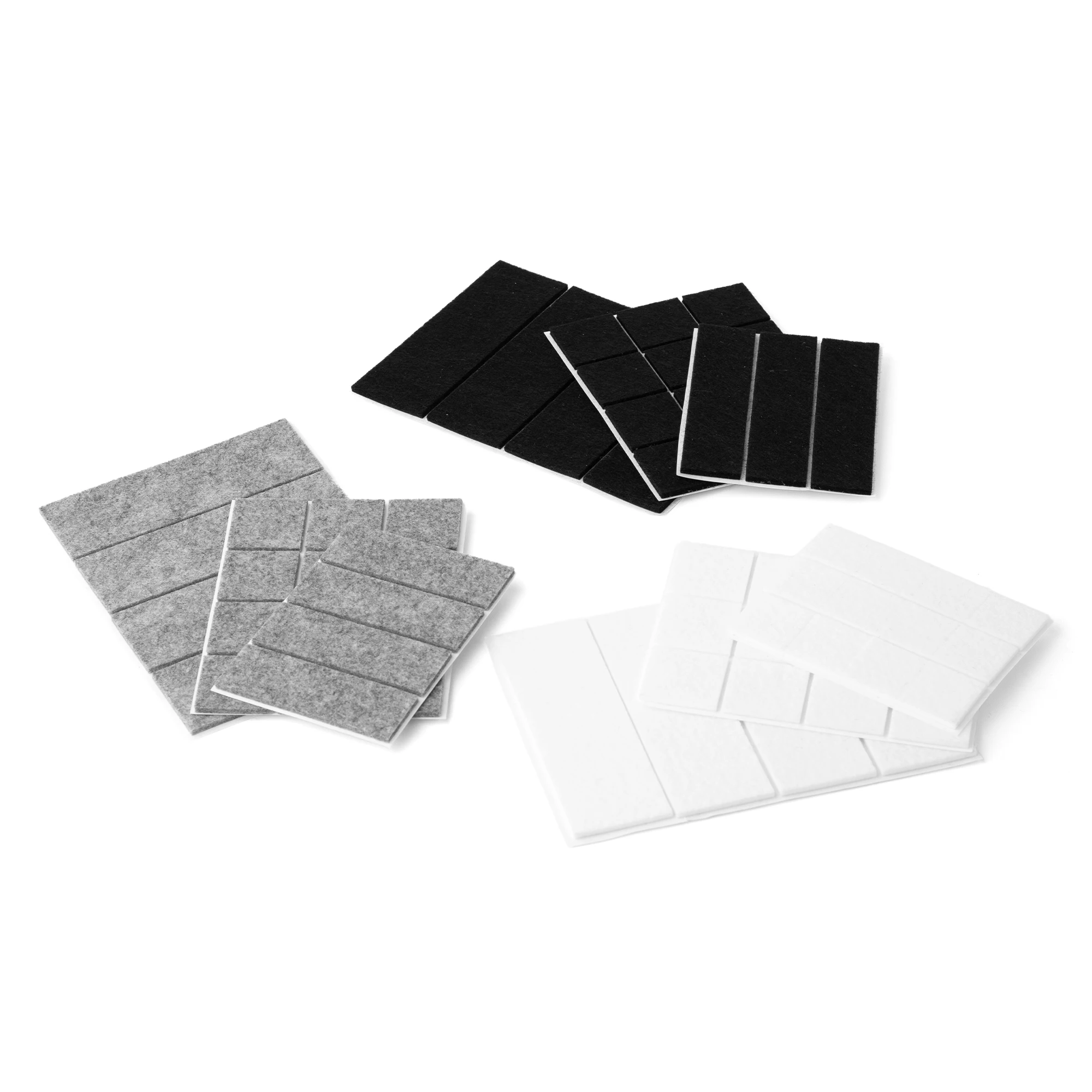 Felt Chair Table Feet Pads 3mm Thicken Square Self Adhesive Furniture Legs Mat Non-Slip No Noise Floor Scratch Protector Sliders
