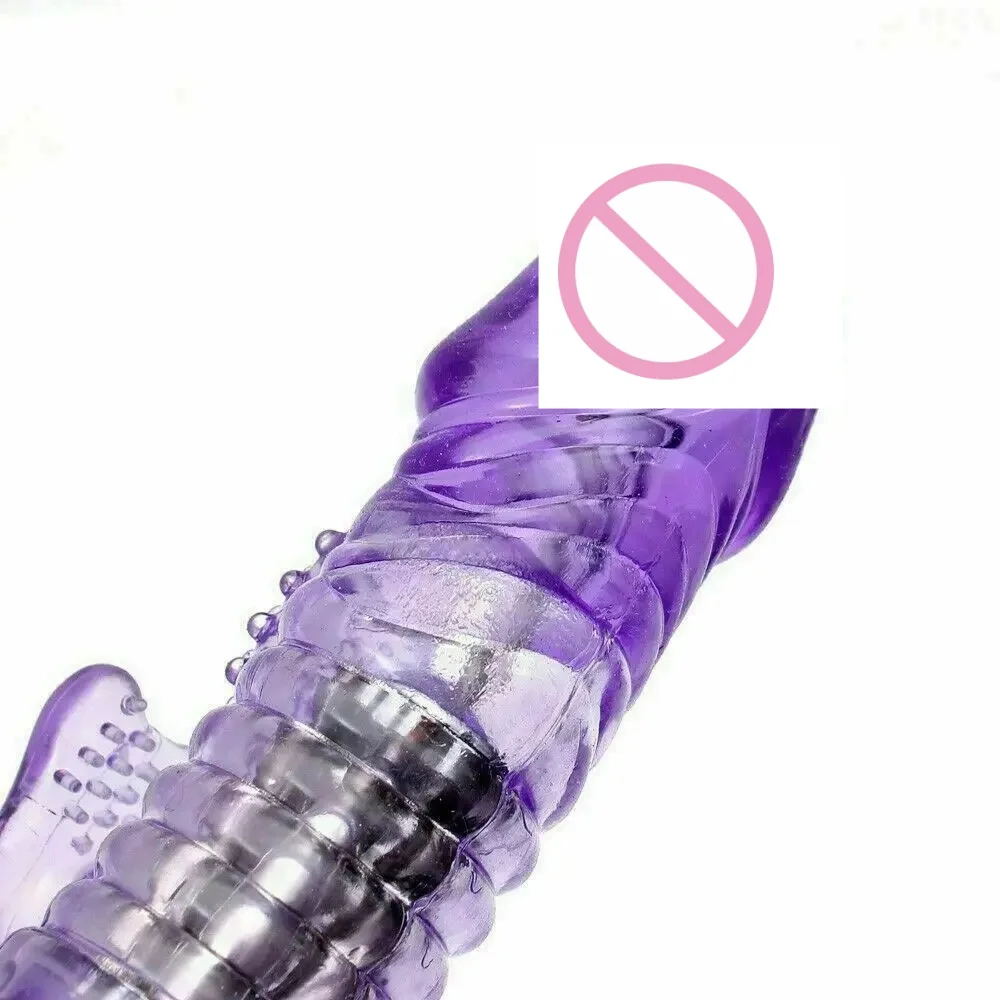 Rabbit Vibrator G-spot Dildo Vibe Waterproof Massager Sex Toys for Women Female