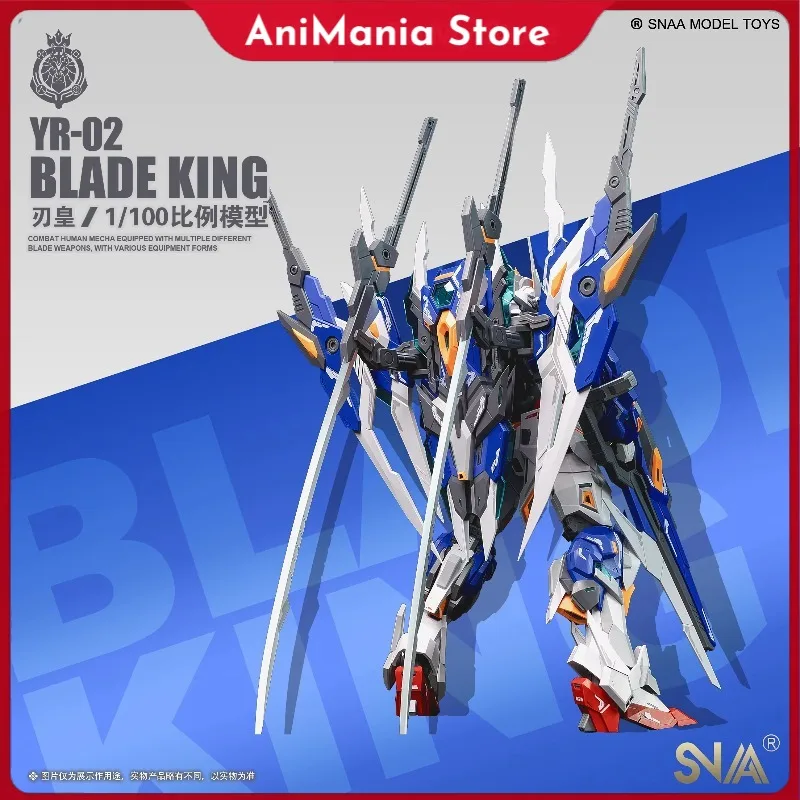 

In Stock SNAA 1/100 YR-02 Blade King Model Kit Assembly Action Figures Robot Figurine Plastic Model Doll Statue Toys Gifts