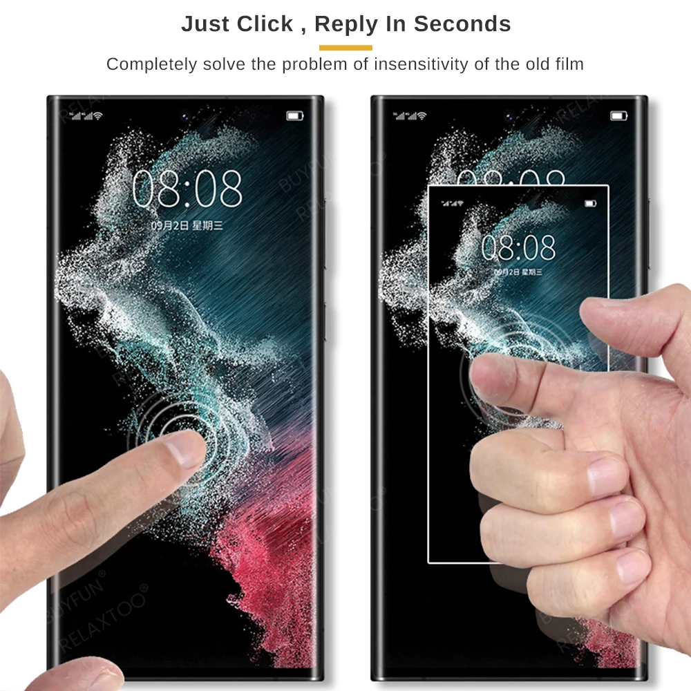6in1 Front Back Full Coverage Hydrogel Film For Samsung Galaxy S22 Ultra 5G Samsung S22Ultra S22 Plus S22 Camera Protective Film