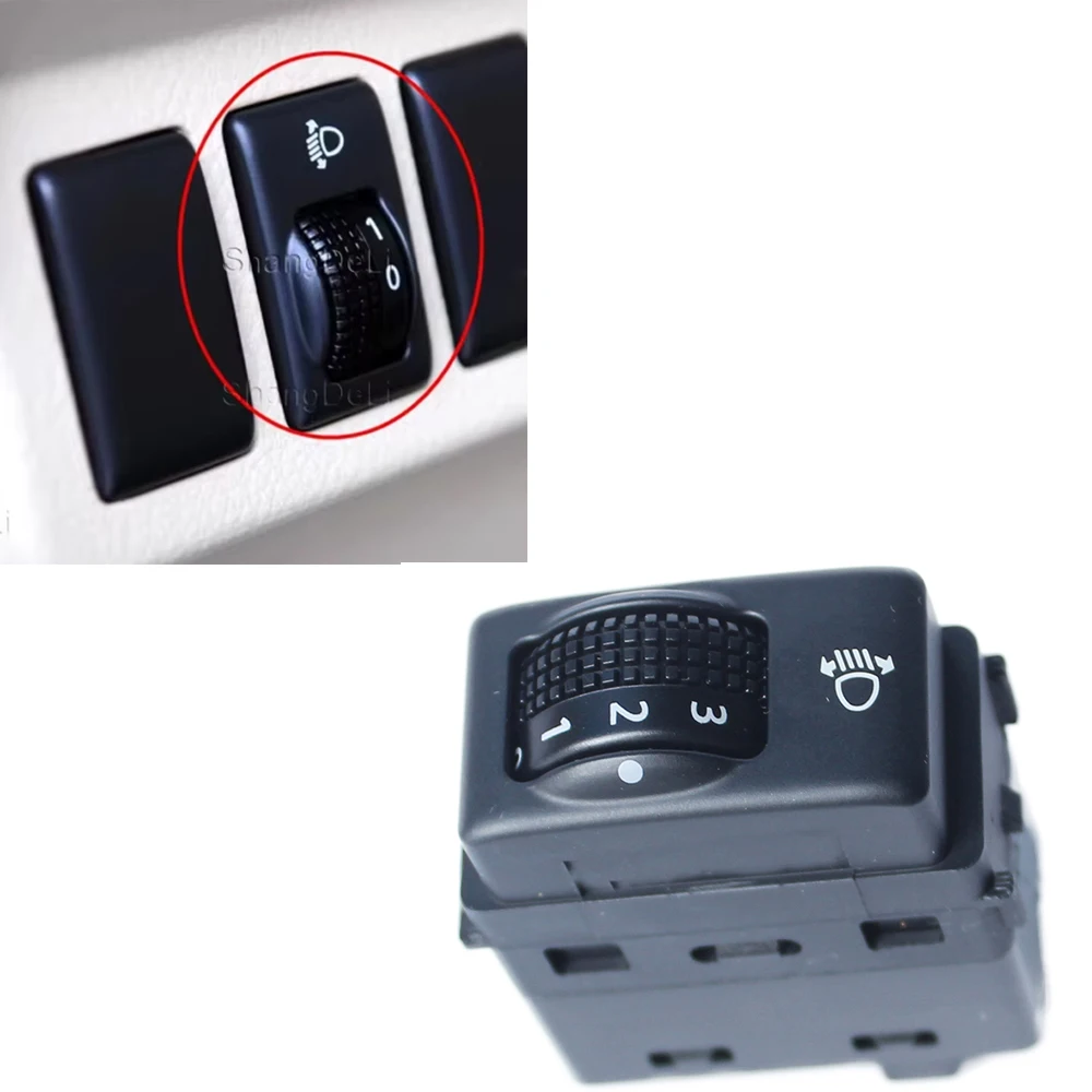 Car Headlamp Level Adjustment Switch Button for Nissan Teana Qashqai Tiida Sylphy X-Trail LIVINA GENISS 2006-2011