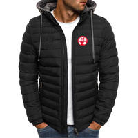 2024 Men New Hapoel Beer Sheva Autumn and Winter Comfortable Seven-color Cotton-padded Jacket Warm Hooded Coats Printing Clothes