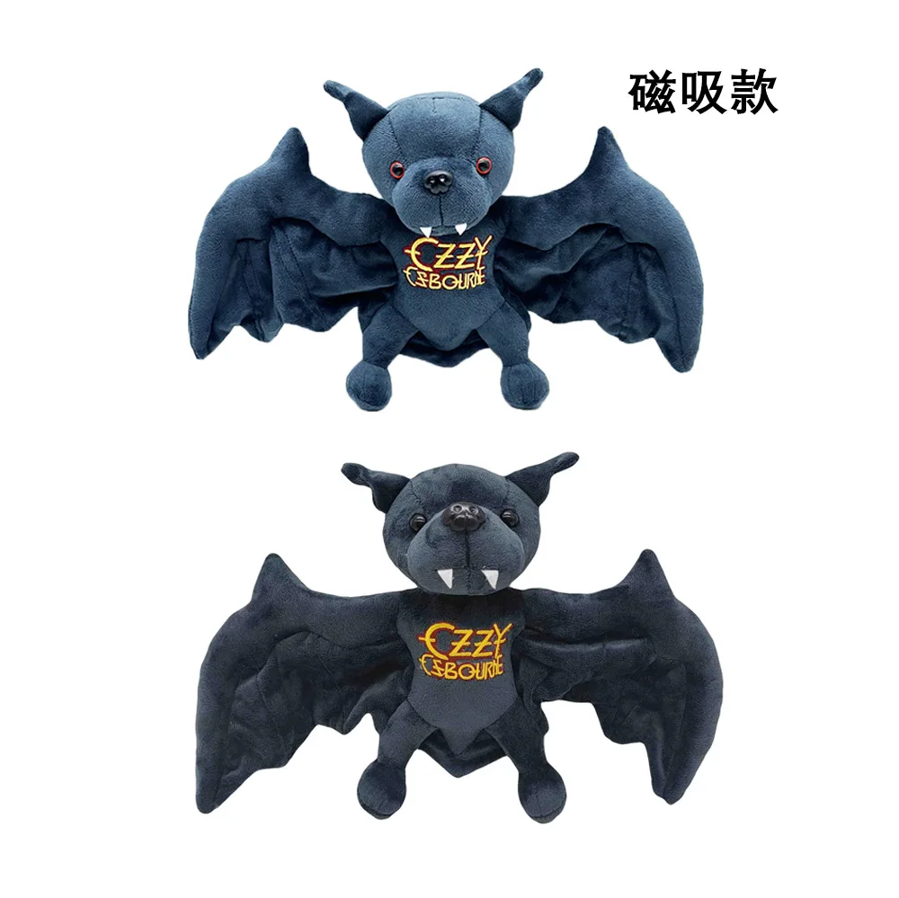 

25CM Ozzy Osbourne Bat Plush Pillow Doll for Boys And Girls Christmas Halloween Decor Soft Stuffed Animal Toy Holiday Gift