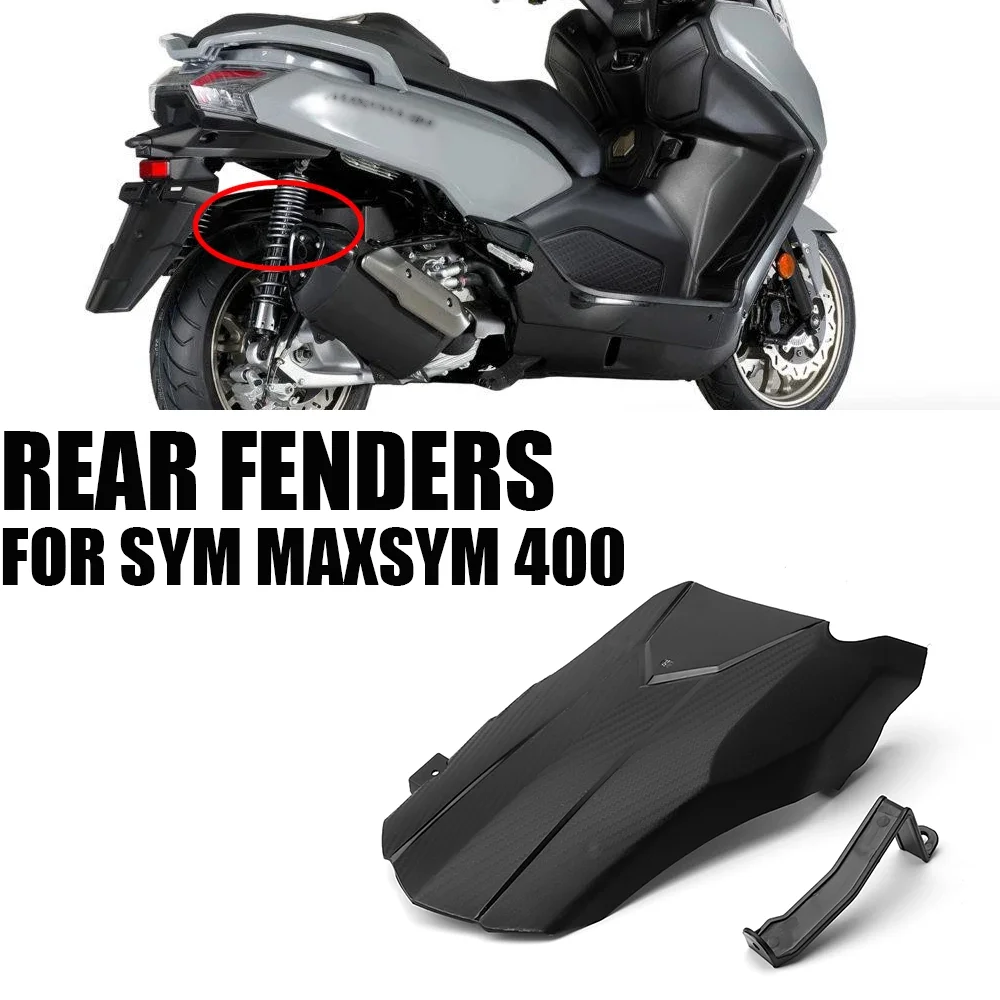 

Motorcycle Accessories Rear Fenders Splash Guard ABS Carbon Fiber Fender For SYM Maxsym400 Maxsym MAXSYM 400 2021 2022