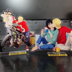 BANANA FISH Hot Anime Figures Ash Lynx Cosplay Acrylic Stands Okumura Eiji Character Model Prop Plate Desk Decor Fans Gift 15CM