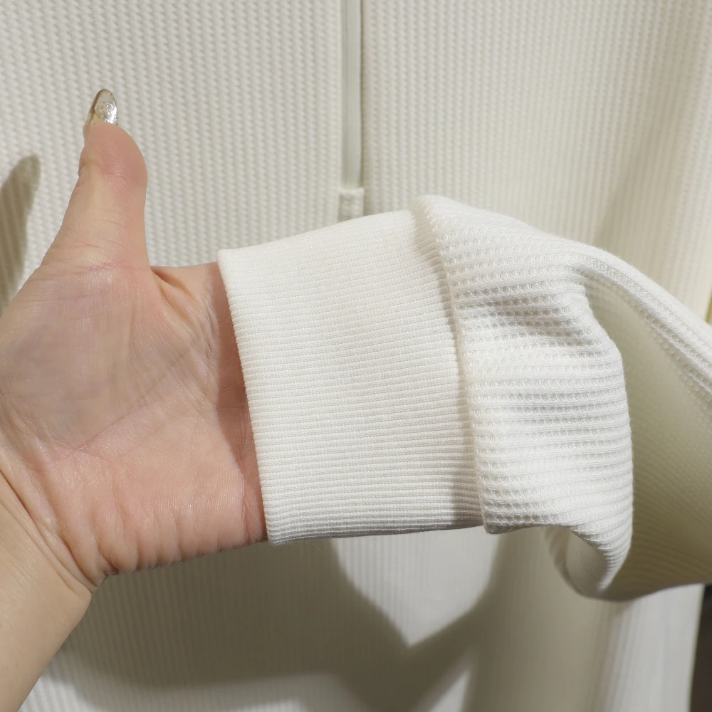   Thiened Men's Long Sve Base irt f Zip ملابس خارجية غير رسمية من ألياف البوليستر قابلة للتنفس وياقة واقفة للدفء