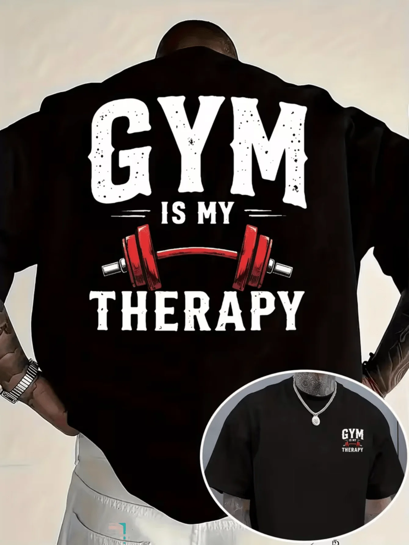 T-shirt de sport pour homme, imprimé, doux et respirant, avec des motifs d'entraînement audacieux, c