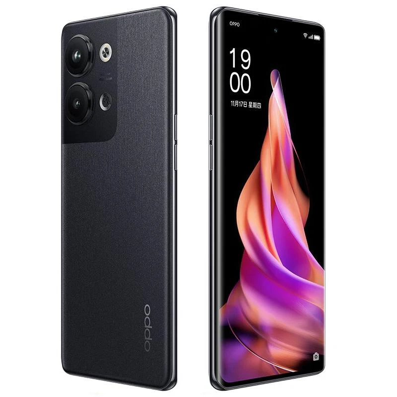 OPPO Reno 9 pro 5G 스마트폰 글로벌 펌웨어 MTk Dimensity 8100-Max 6.7" 2412x1080 16GB 256GB 화면 지문 중고 전화