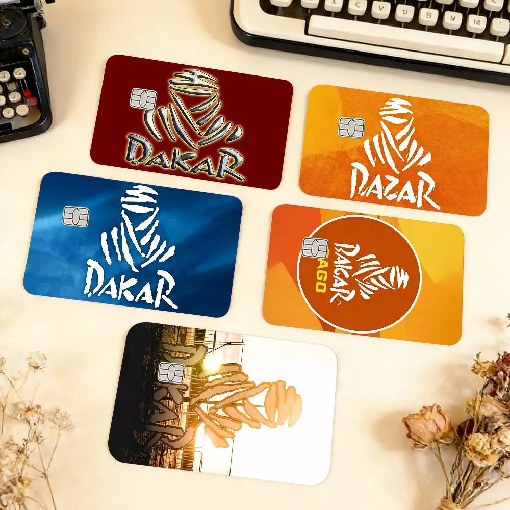 

R-Rally D-Dakar Logo Waterproof Film Skin Cover Credit Card Stickers Debit Front Bank Bus Pass