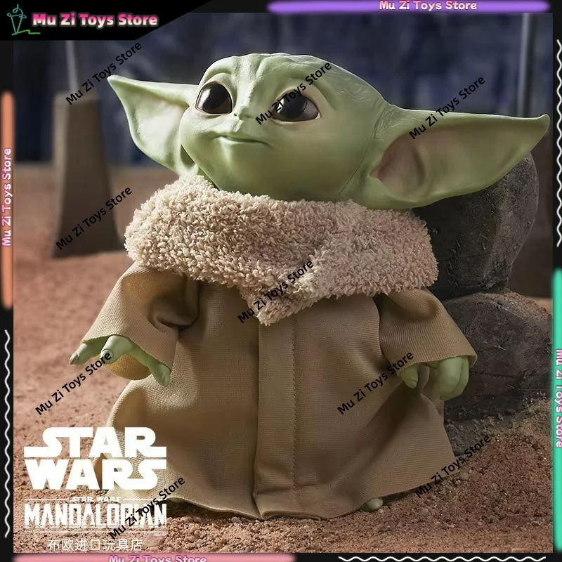 在庫あり-28cm-スターウォーズ-マンダロリアン-マスター-ベビーヨーダ-アクションフィギュア-可愛いおもちゃ-飾りキャラクター-オーナメント-コレクタブルギフト