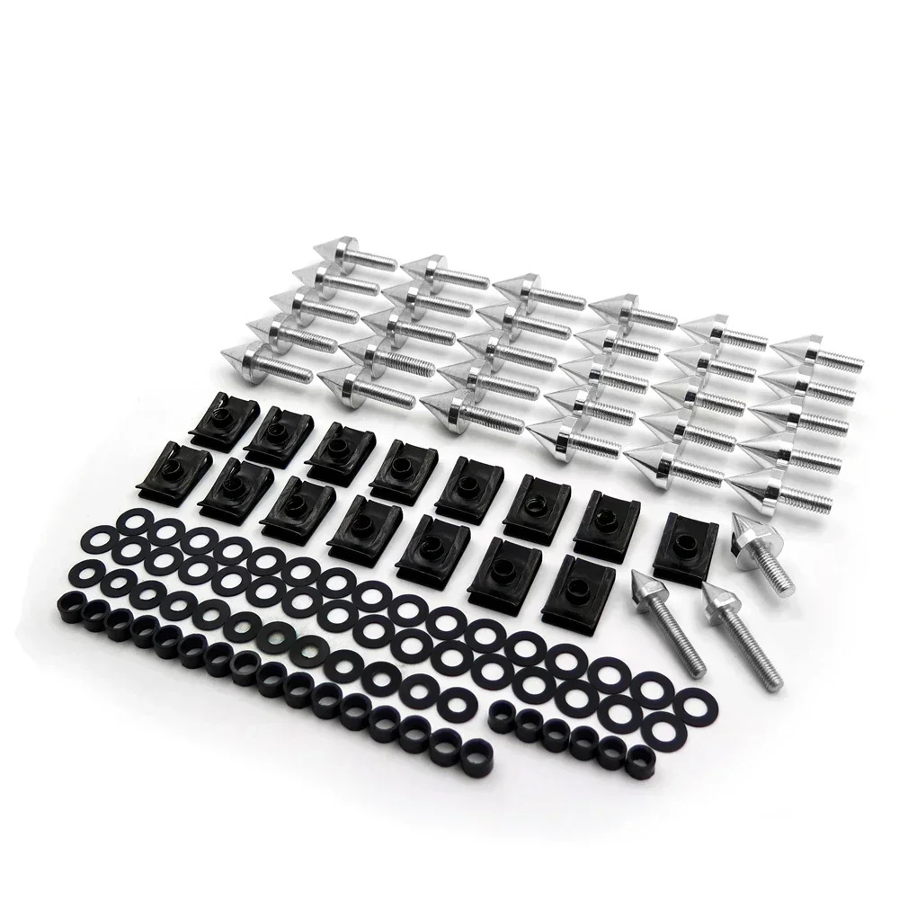 

Motorcycle Fairing Bolts Kit Screw For 2002-2003 Yamaha YZF R1 Silver