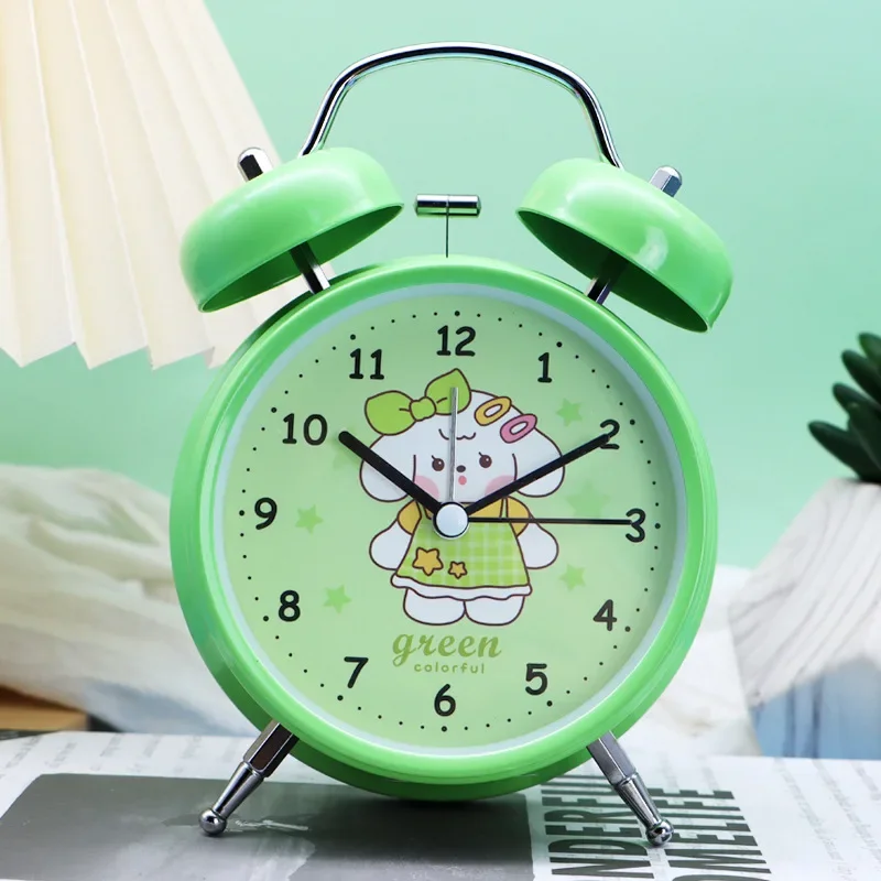 

Little Alarm Clock, Wake-up Tool for Girls, Cute Elementary School Cartoon, Big Alarm Clock, Children's Clock