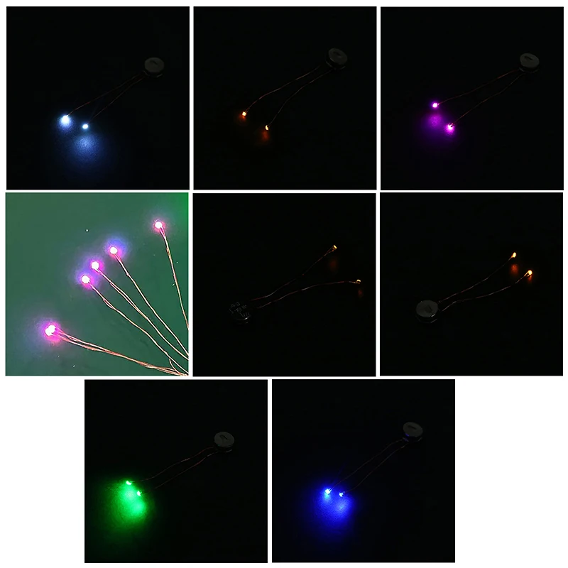 有線 5 センチメートル磁気制御ランプ Led マグネトロンライトモデルマグネットバッテリー付き DIY 車のおもちゃ照明ジオラマ材料ロボット
