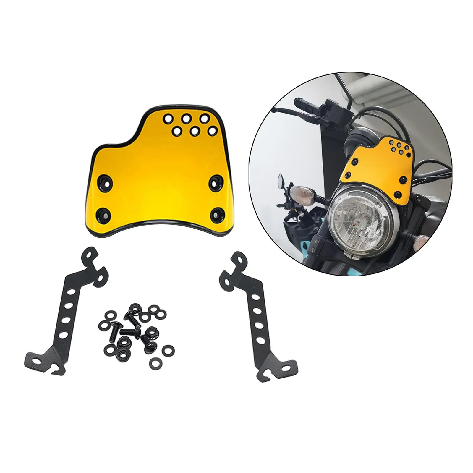 

Motorbike Windshield Mount Power Replacement Mudguard Extender Fixing Holder for Ducati Scrambler Full Throttle 2015-2019