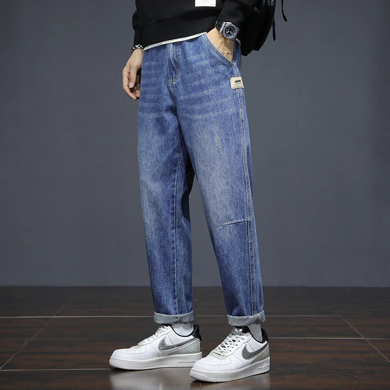 2026 Spring/Summer Jeans Trendy Loose Straight Casual Versatile Long Pants