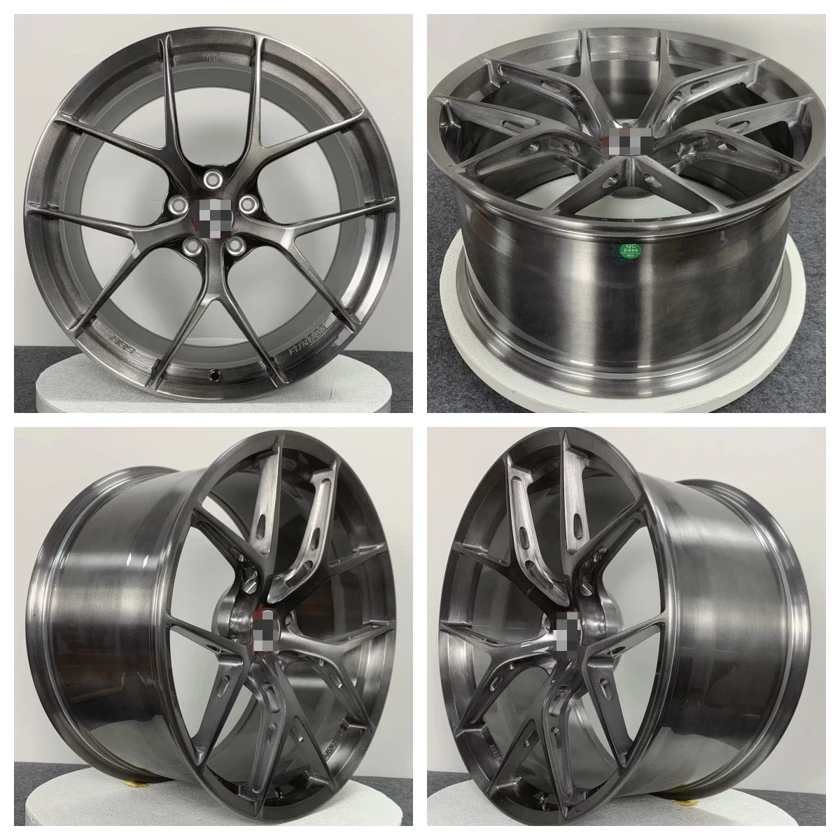 Factory direct custom 16 17 18 19 20 21 22 inch PCD 5x112 multi-spoke forged wheels hot sale passenger car wheels