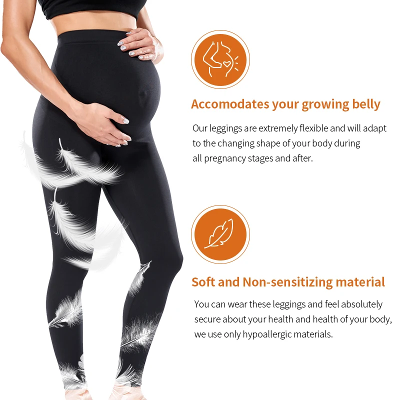 Leggings de maternité au-dessus du ventre pour femmes, pantalons de Yoga de grossesse, vêtements actifs, sous-vêtements d\'entraînement, levage des