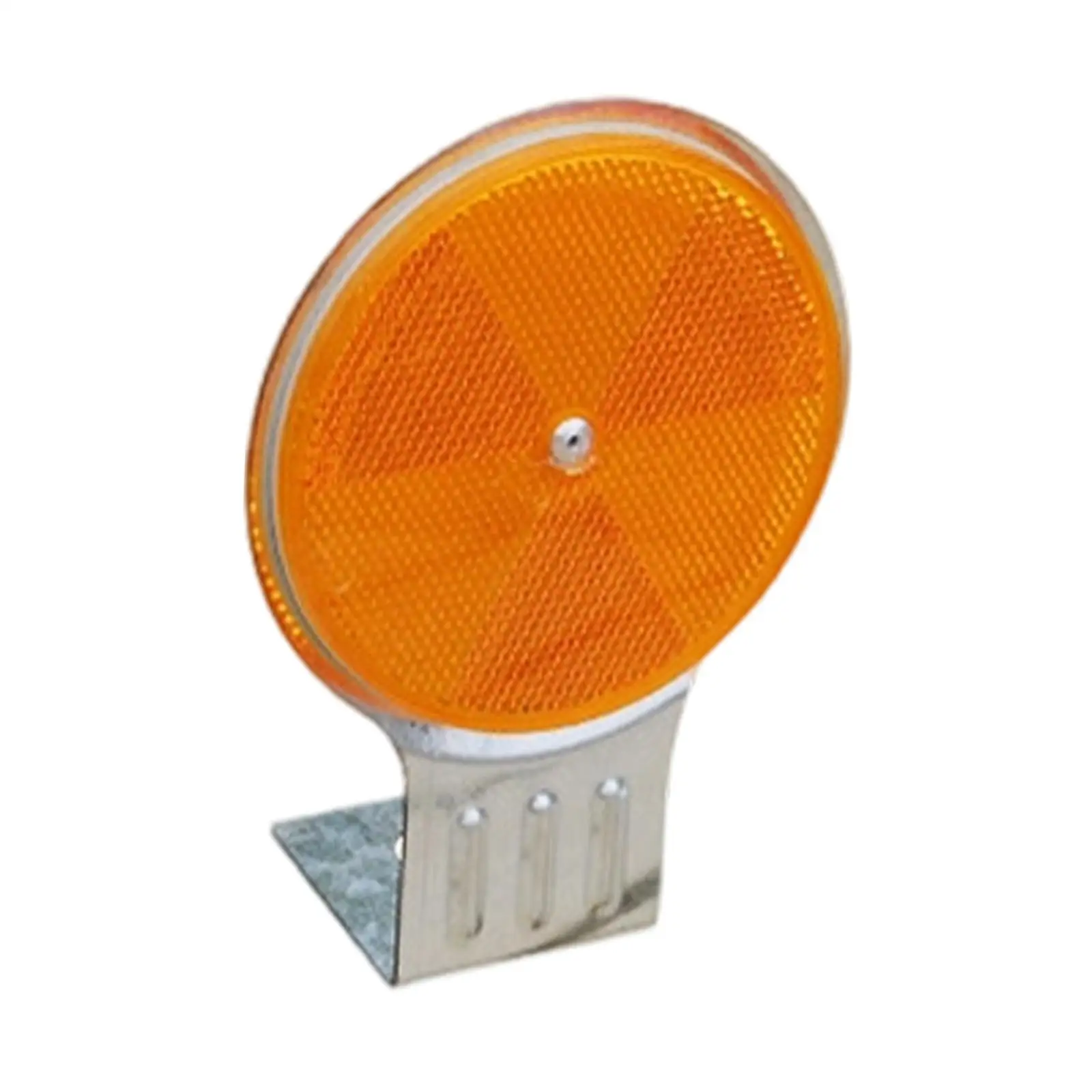Double Sided Reflective Driveway Marker Sign for Road Traffic Warning Safety Reflector with Metal PP Bracket for Driveway