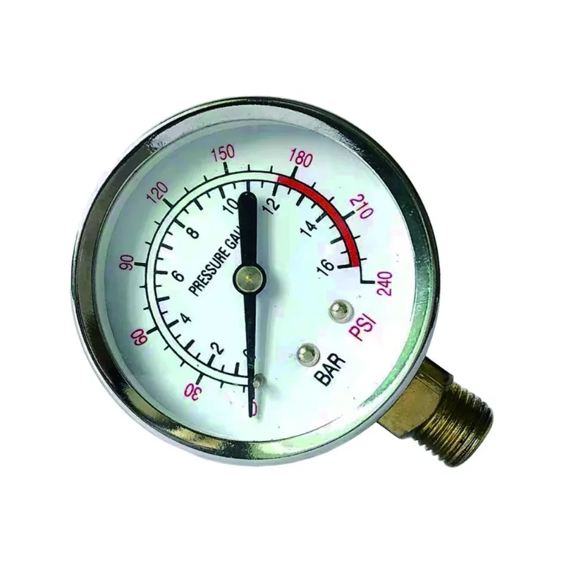 

Supply Air Pressure Gauge 1/4 Inch Industrial Compressor Solenoid Valve Metal Iron Gauge