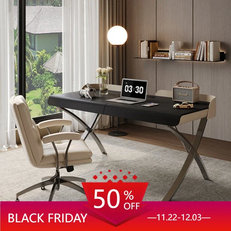 

Study Minimalism Office Desks Italian Domestic Computer Big Modern Luxury Living Room Office Desks Escritorios Furniture QF50OD