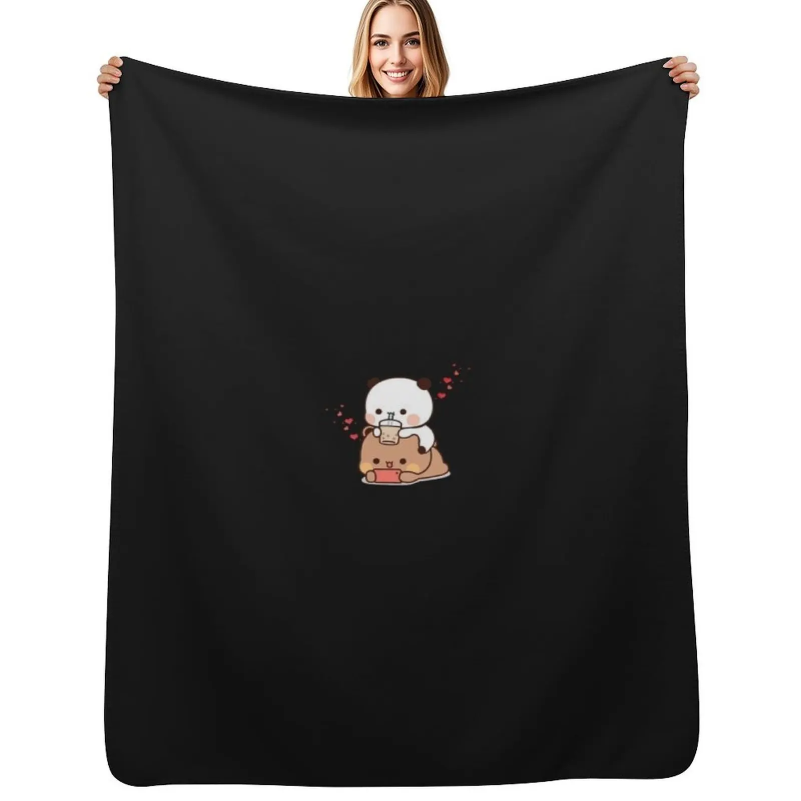Bubu Dudu Chilling Throw Blanket All Season Soft Lightweight Blanket for Home