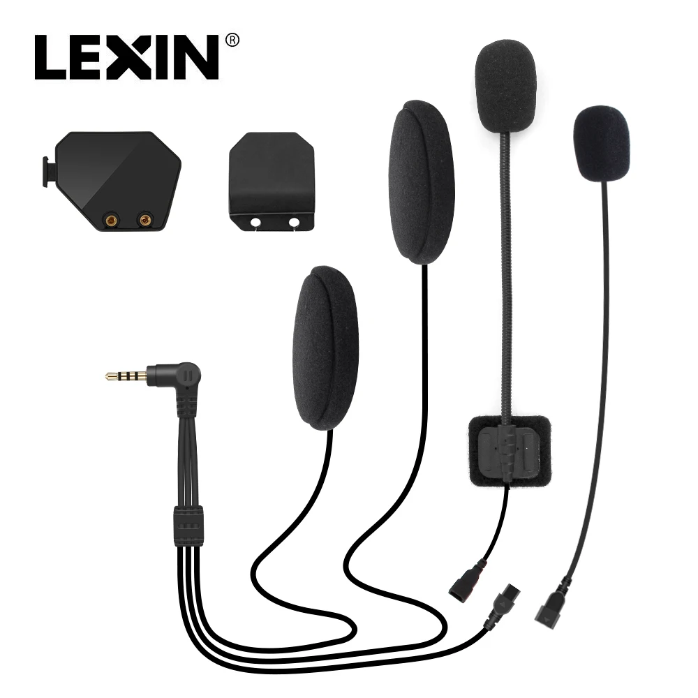 Lexin Headphone Accessories Metal Clip Set Accessories for Lexin-ET COM motorcycle Bluetooth Helmet Interphone Intercom