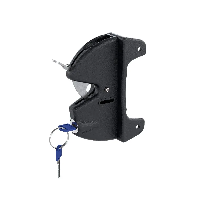 

Double-sided fence door lock with key, outdoor self-locking fence door lock