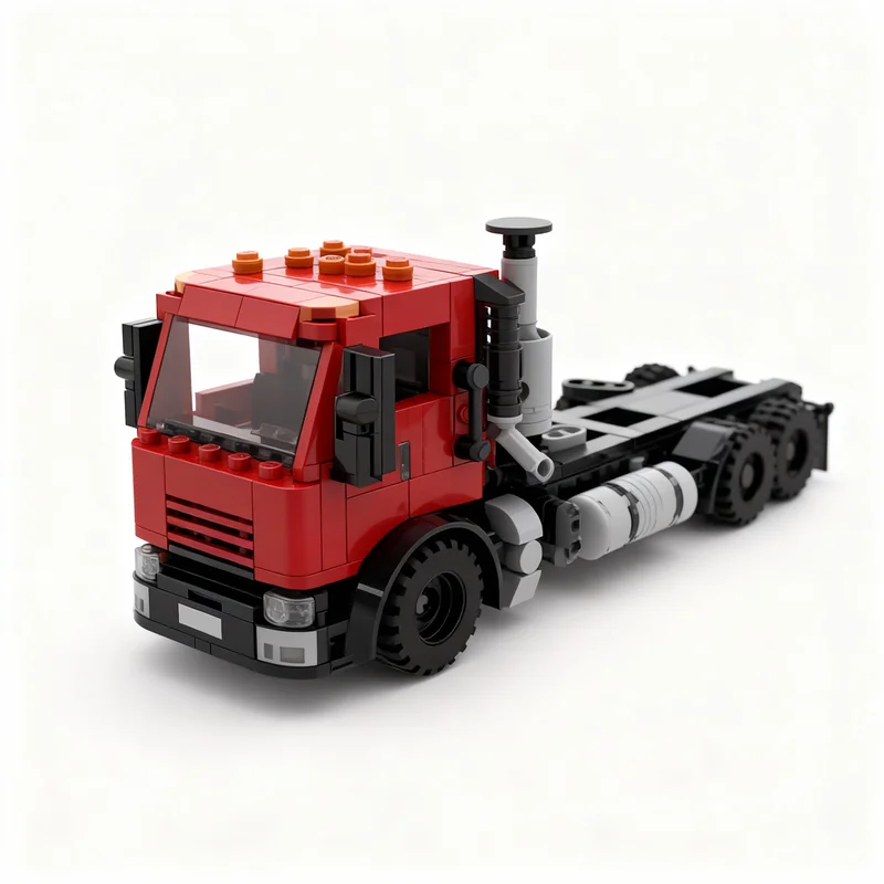 475개 MOC 맥 테라프로 트럭 시티 화물 모델 블록 건축 크리스마스 선물 장난감 아이디어 교육용 블록 어린이용