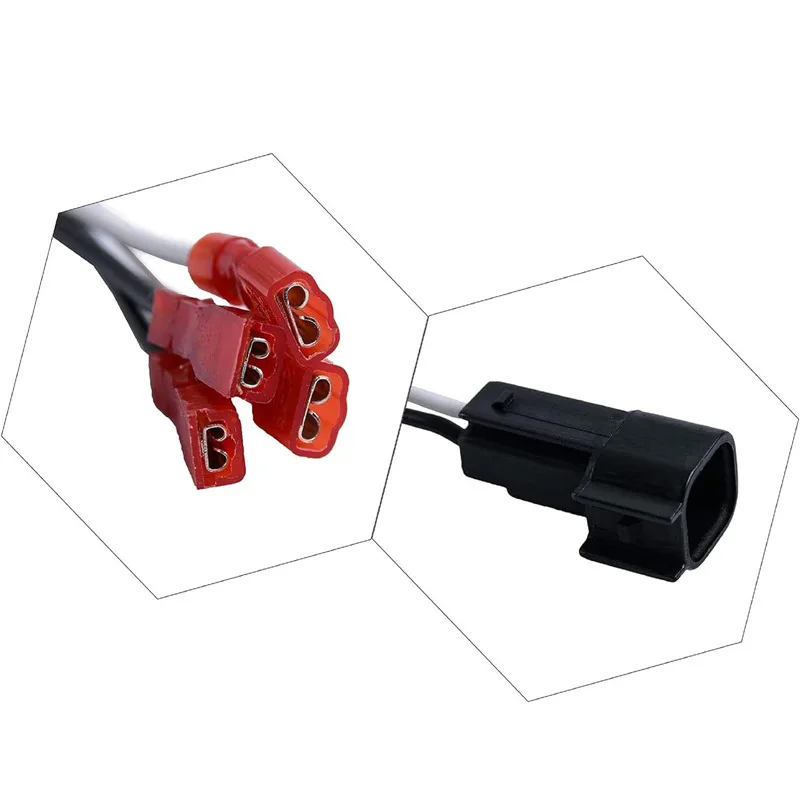 2 Pcs Wire Cable Wiring Harness for Ford Lincoln Mercury Mazda Speakers Adapter Connector Adaptor Plug