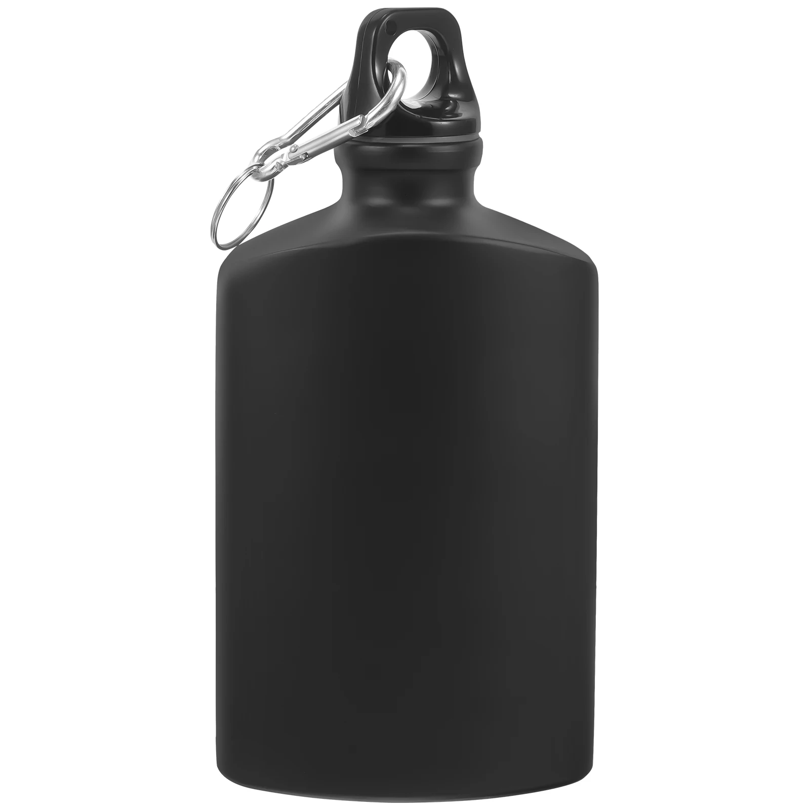 500ml Camping Water Bottle Multi-use Water Canteen Aluminum alloy Bottle Outdoor Accessory Black