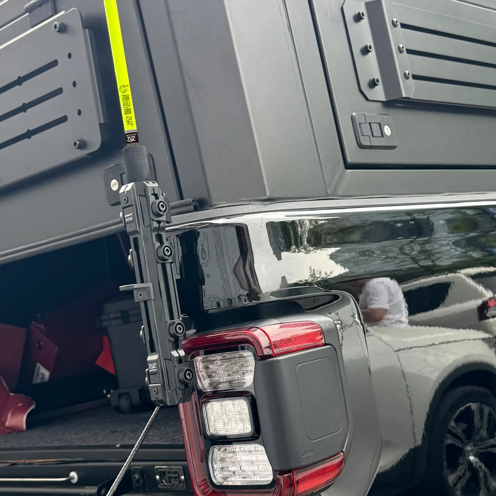 

SXMA JT1020 Right Rear Flag Pole Antenna or Shovel Mounting Bracket Holder for Jeep JT Gladiator 2020-2024