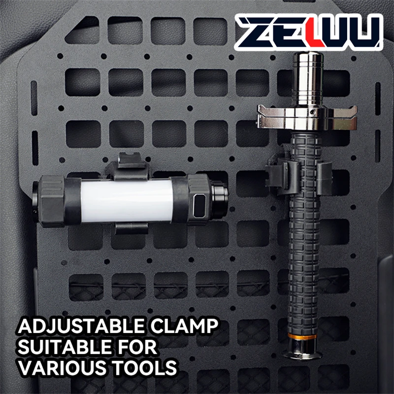 Vehicle Adjustable Tools Holder Car multi-purpose Molle Panel Hook Universal Clip Quick Release Fastener